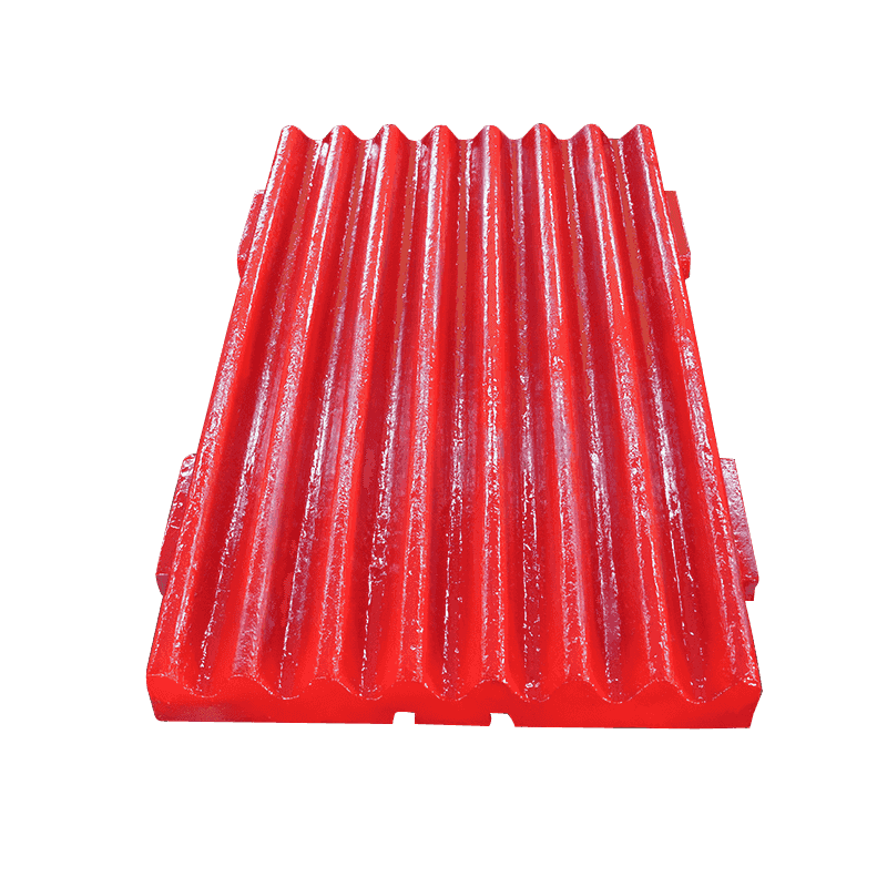 Placa de mandíbula fixa de aço com alto manganês do britador de mandíbula